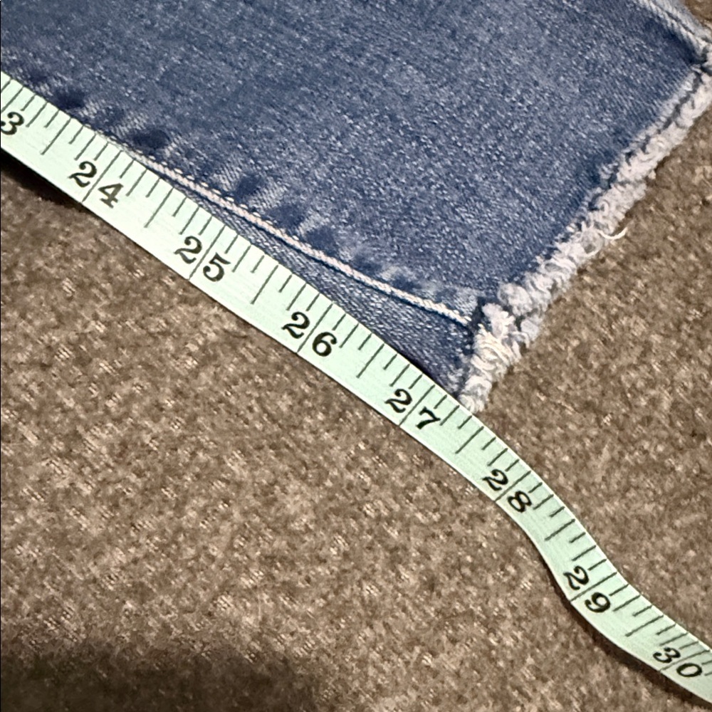 KanCan Distressed Skinny Jeans Raw Hem Medium Wash Women’s Sz 7/27 - Picture 8 of 12